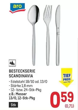 BESTECKSERIE SCANDINAVIA