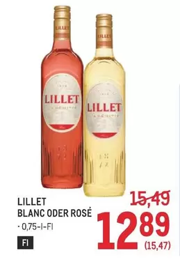 Lillet - BLANC ODER ROSÉ
