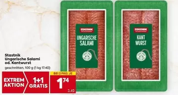 Ungarische Salami od. Kantwurst