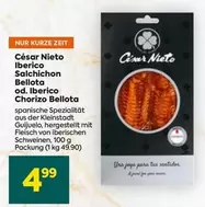 Iberico Salchichon Bellota od. Iberico Chorizo Bellota