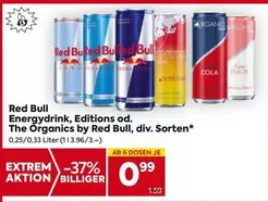 Red Bull - Energydrink, Editions od. The Organics