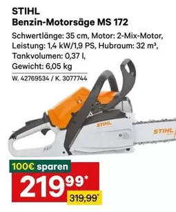 Stihl - Benzin-Motorsäge MS 172