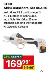 Stihl - Akku-Astschere-Set ASA 20