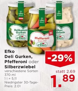 Deli Gurken, Pfefferoni oder Silberzwiebel