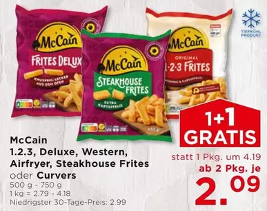 1.2.3, Deluxe, Western, Airfryer, Steakhouse Frites oder Curvers