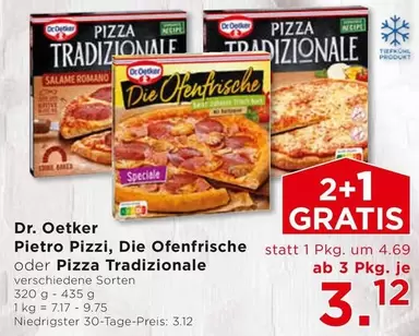 Dr Oetker - Pietro Pizzi, Die Ofenfrische oder Pizza Tradizionale