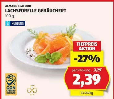 LACHSFORELLE GERÄUCHERT