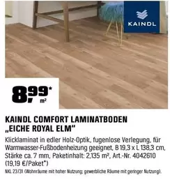 Royal - COMFORT LAMINATBODEN „EICHE ROYAL ELM"