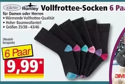 Vollfrottee-Socken 6 Paa