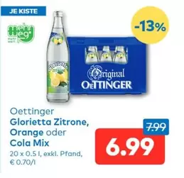 Orange - Glorietta Zitrone,  oder Cola Mix