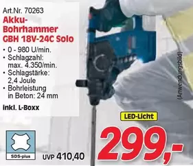 Akku-Bohrhammer GBH 18V-24C Solo