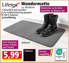 Schwarz - Wundermatte
