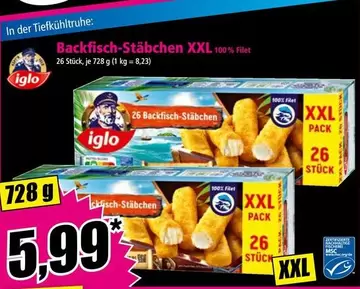 Backfisch-Stäbchen XXL