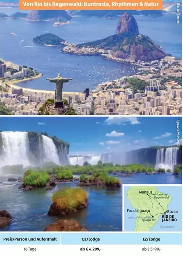 Von Rio bis Regenwald: Kontraste, Rhythmen & Natur