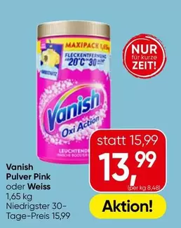 Pink - Pulver oder Weiss