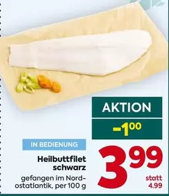 Schwarz - Heilbuttfilet schwarz