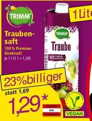 Vegan - Traubensaft