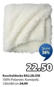 Kuscheldecke BALLBLOM