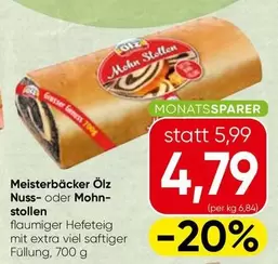 Nuss- oder Mohn-stollen