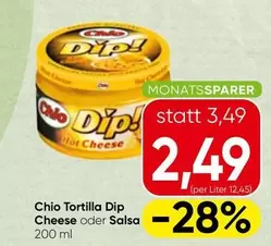 Tortilla Dip Cheese oder Salsa
