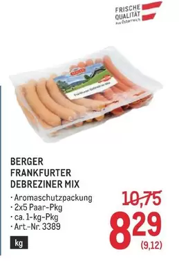 Mix - FRANKFURTER DEBREZINER MIX