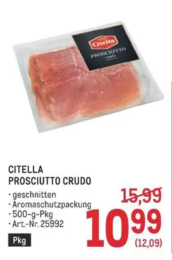 PROSCIUTTO CRUDO