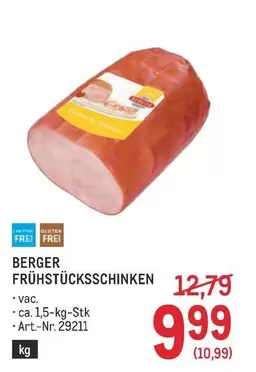 FRÜHSTÜCKSSCHINKEN