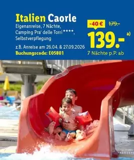 Camping - Italien Caorle