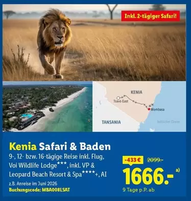 Baden - Kenia Safari &