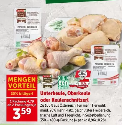 Ama - Unterkeule, Oberkeule oder Keulenschnitzerl