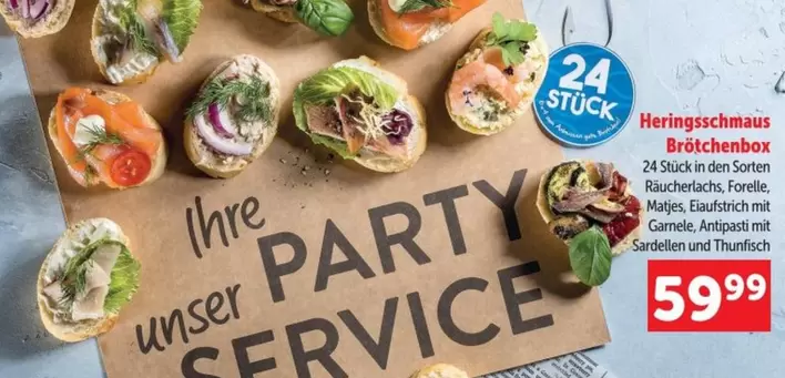 Party - Heringsschmaus Brötchenbox