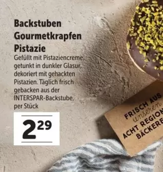 Gourmetkrapfen Pistazie
