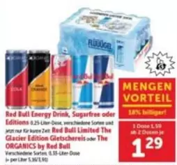 Red Bull - Energy Drink, Sugarfree oder Editions