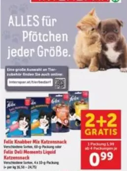 Mix - Knabber Mis Katzensnack, Deli Moments Liquid Katzensnack