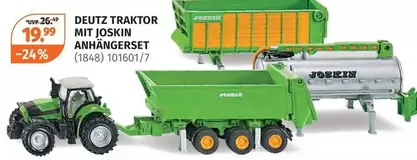 TRAKTOR MIT JOSKIN ANHÄNGERSET