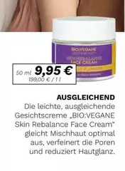 Bio - Skin Rebalance Face Cream