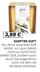 Kerze Essentials Soft Vanilla