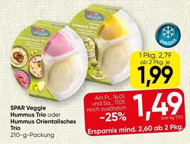 Hummus Trio oder Hummus Orientalisches Trio