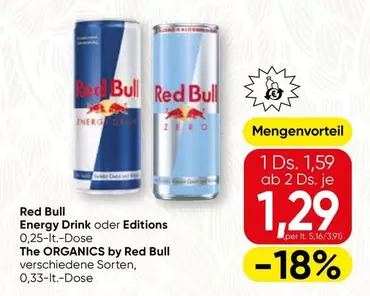 Red Bull - Energy Drink oder Editions