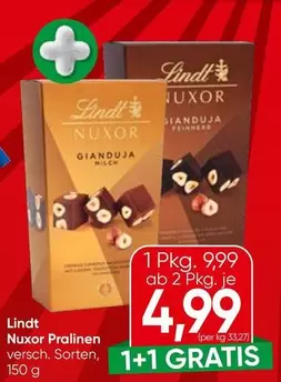 Lindt - Nuxor Pralinen