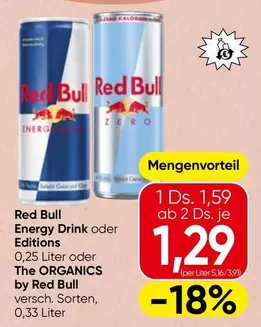 Red Bull - Energy Drink oder Editions