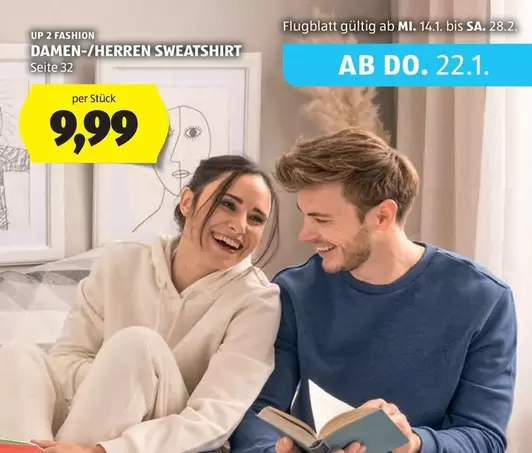 DAMEN-/HERREN SWEATSHIRT