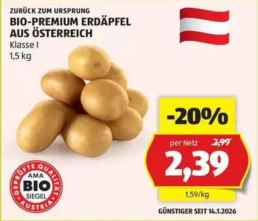 Bio - BIO-PREMIUM ERDÄPFEL AUS ÖSTERREICH