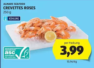 Roses - CREVETTES ROSES