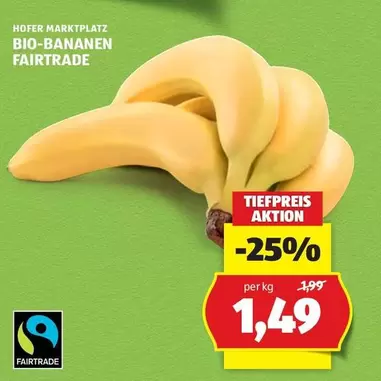 Fairtrade - BIO-BANANEN FAIRTRADE