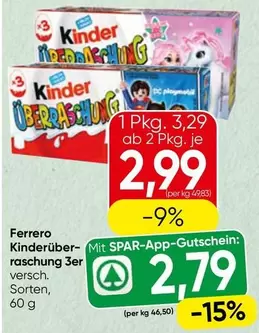 Kinder - überraschung 3er