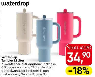 Pink - Tumbler 1,1 Liter