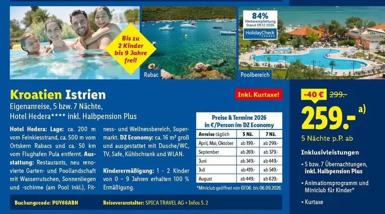 Kinder - Hotel Hedera