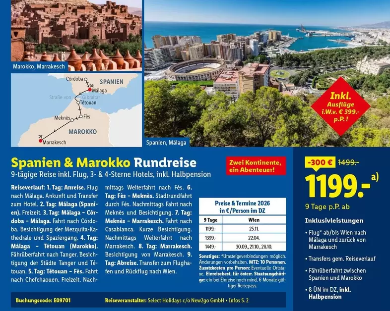 Tiger - Spanien & Marokko Rundreise