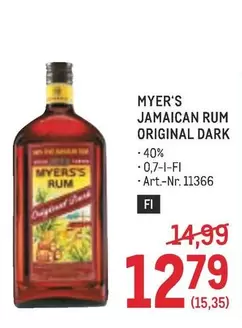 Dark - JAMAICAN RUM ORIGINAL DARK